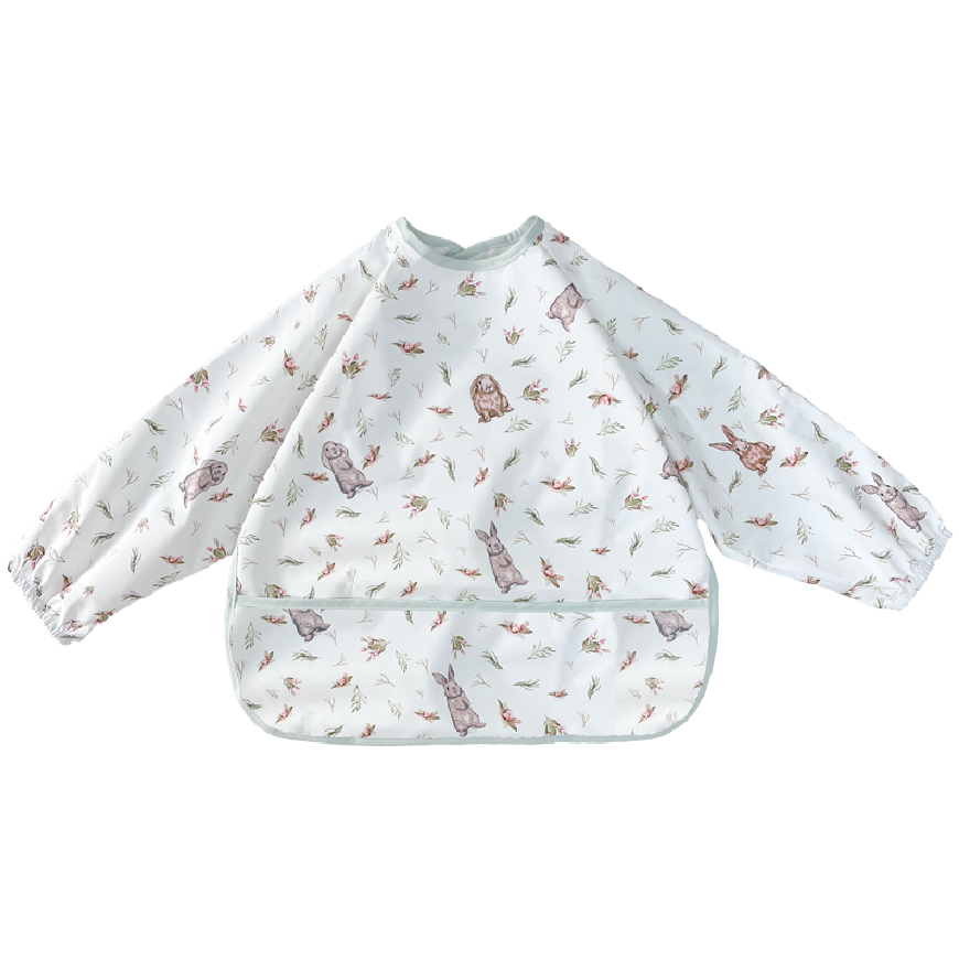 Waterproof Coverall Smock Bib - Bunnies