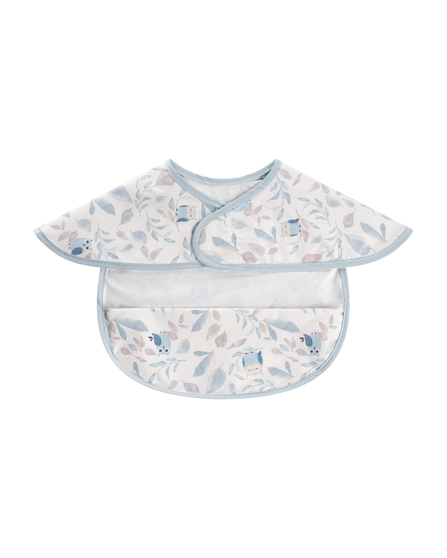 Waterproof Coverall Smock Bib Short Sleeves - Owls