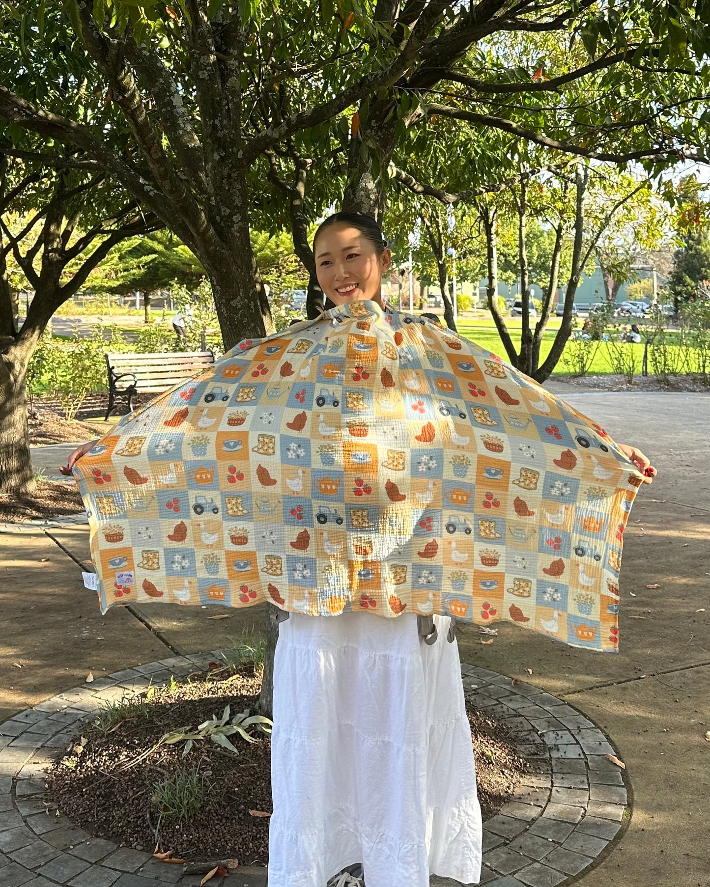 Organic Muslin Nursing Cover - Bloom Barn
