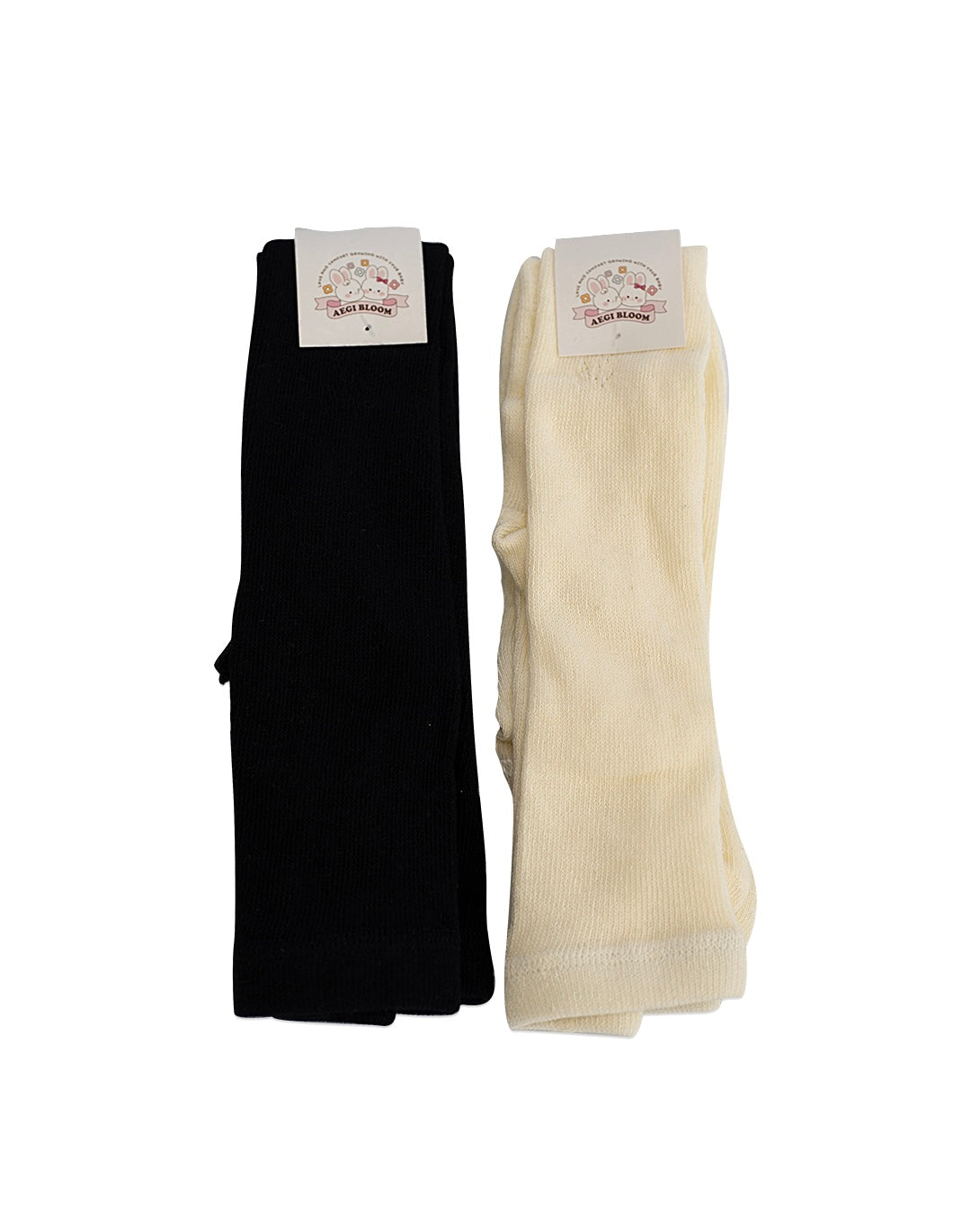 Lace Knit Tights - Black