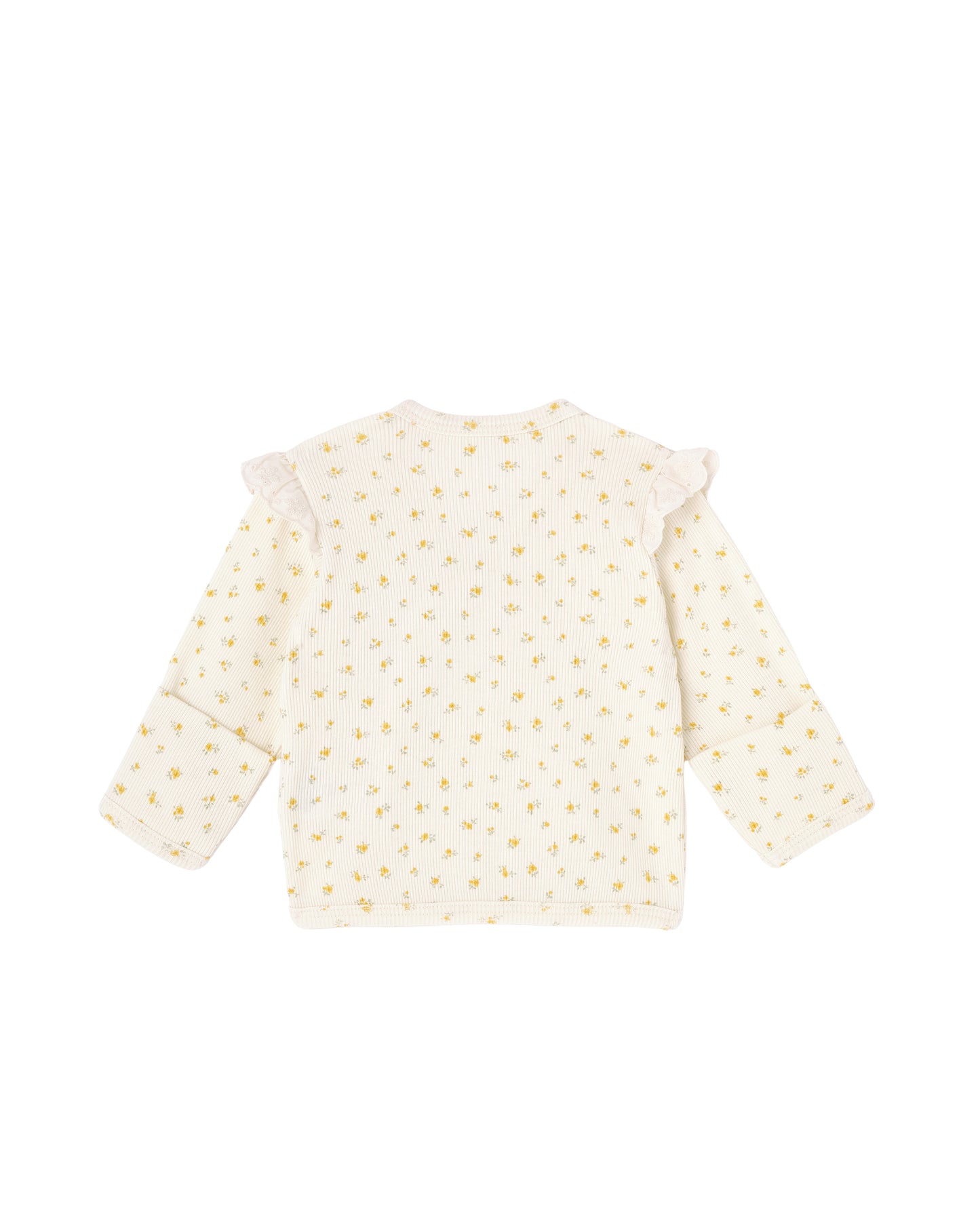 Emelia Wrap Top - Orange Florals