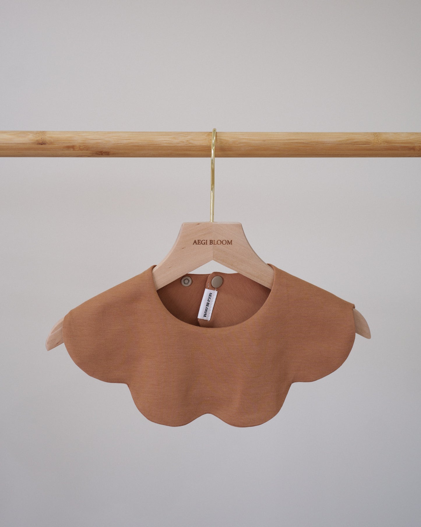 3- Layer Dribble Bib - Brown