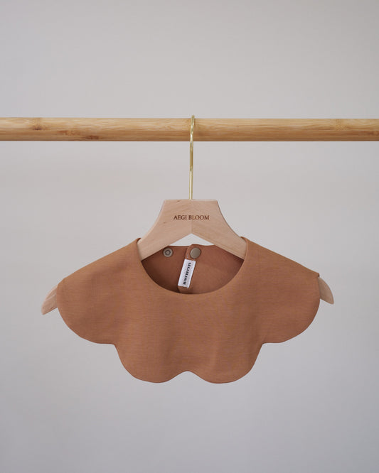 3- Layer Dribble Bib - Brown
