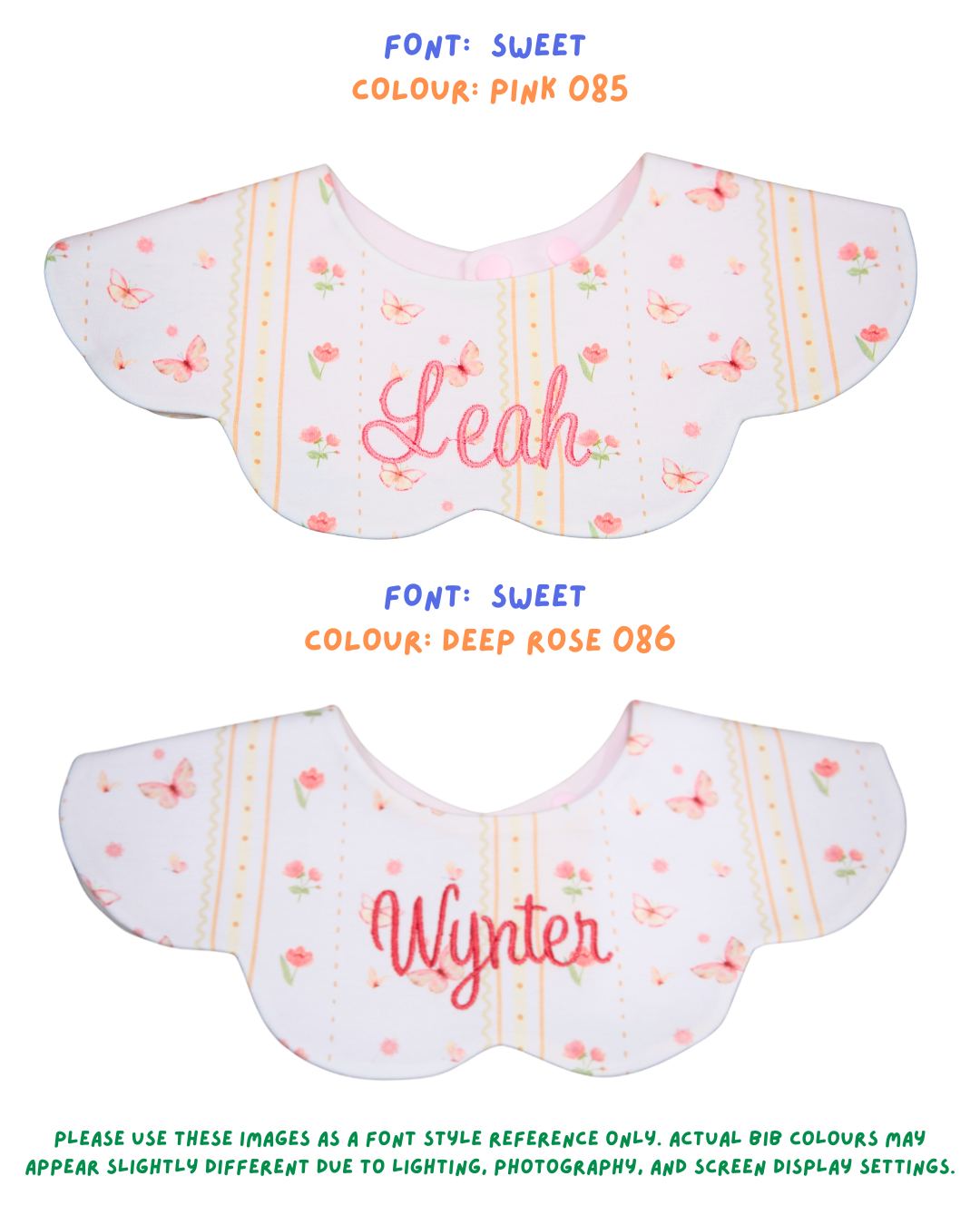 3- Layer Dribble Bib - Butterfly Bloom