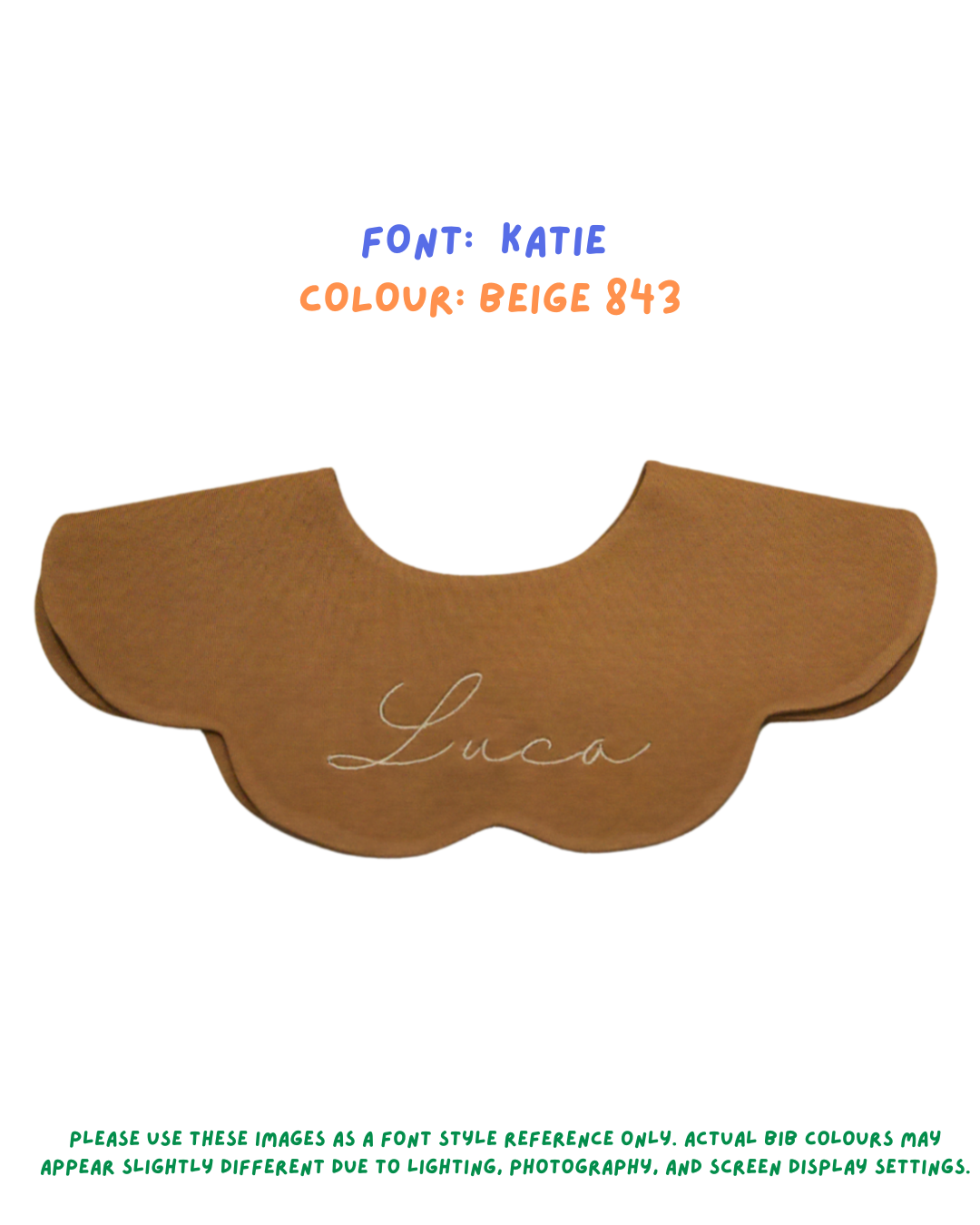 3- Layer Dribble Bib - Brown