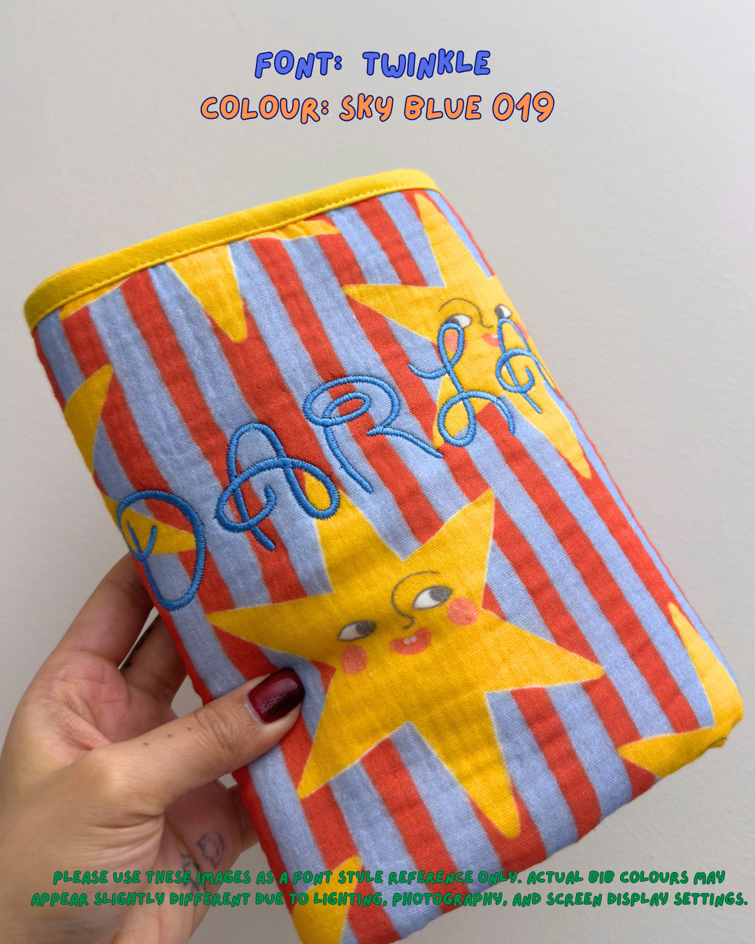 Reversible Organic Muslin Waterproof Changing Mat - Lucky Stars