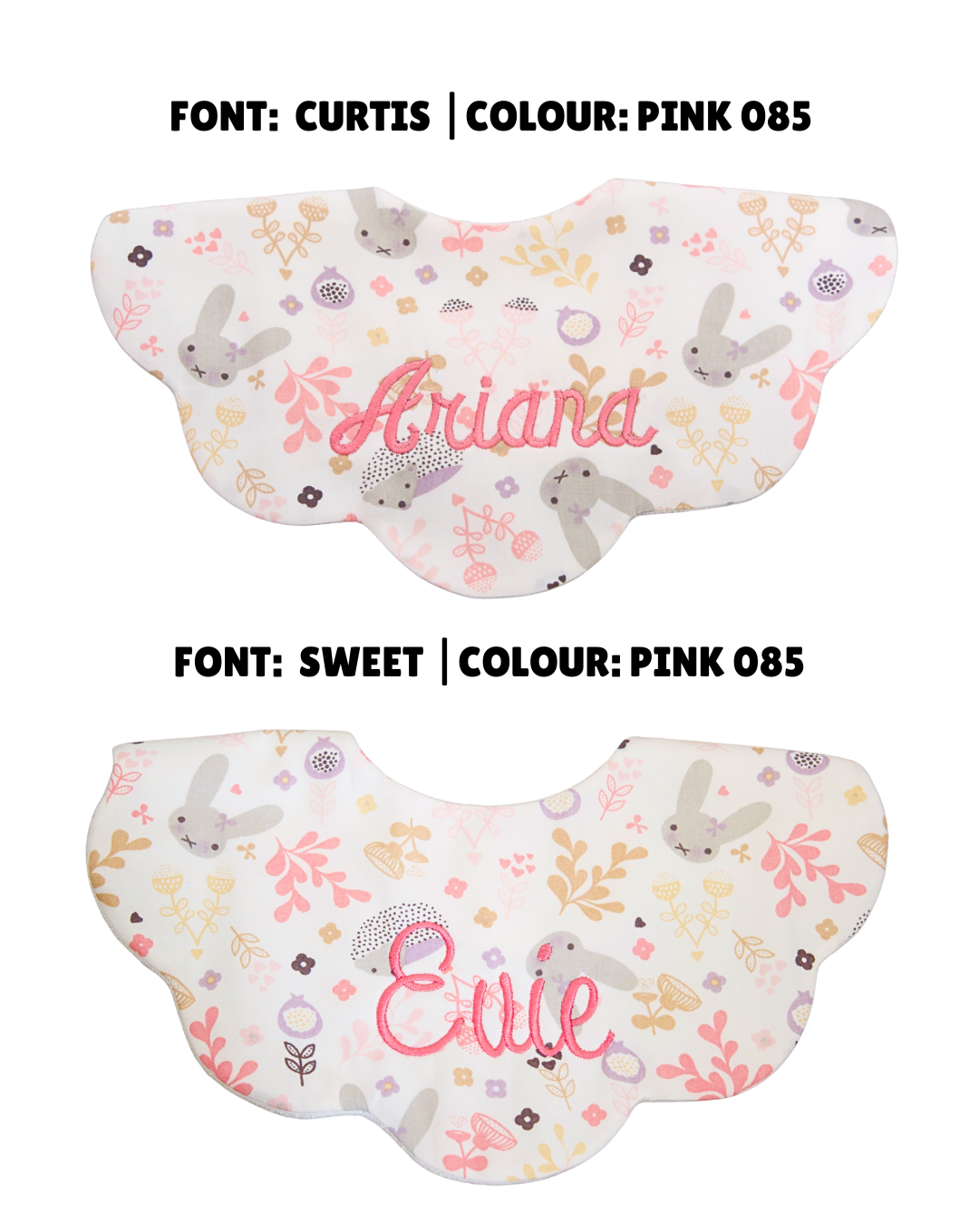 5-Layer Dribble Bib - Bunnies