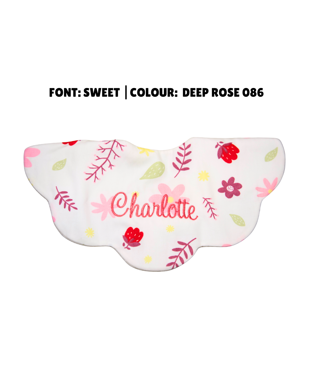 5-Layer Dribble Bib - Flower Garden