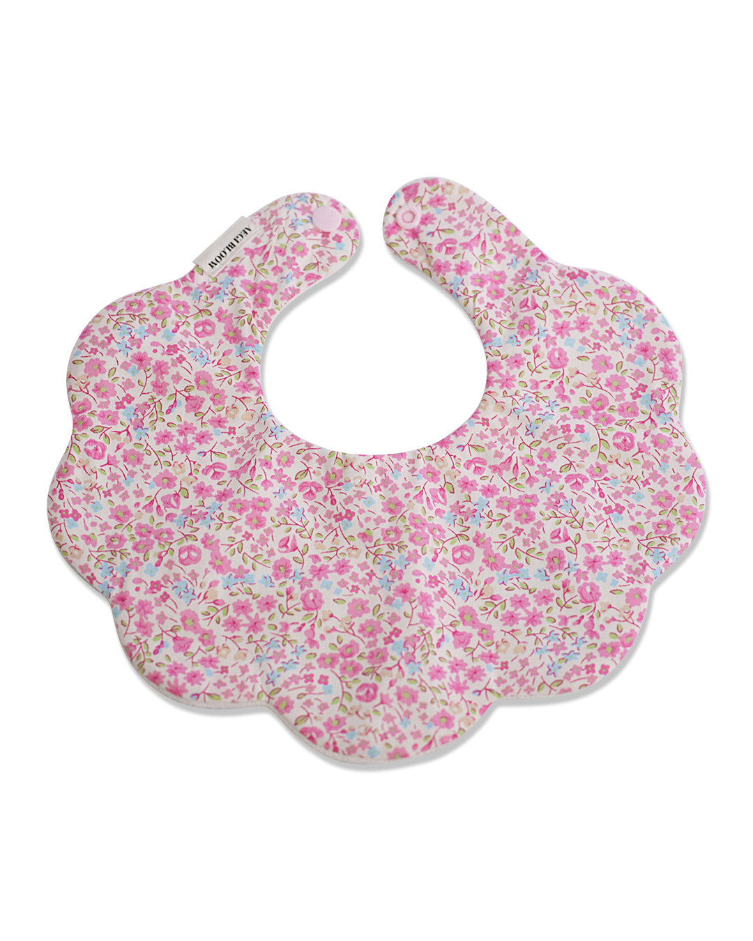 5-Layer Dribble Bib - Pink Florals