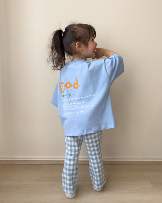 Signature Kids Tee - My Dad Fixes Everything / Blue (PRE ORDER | 21 AUGUST)