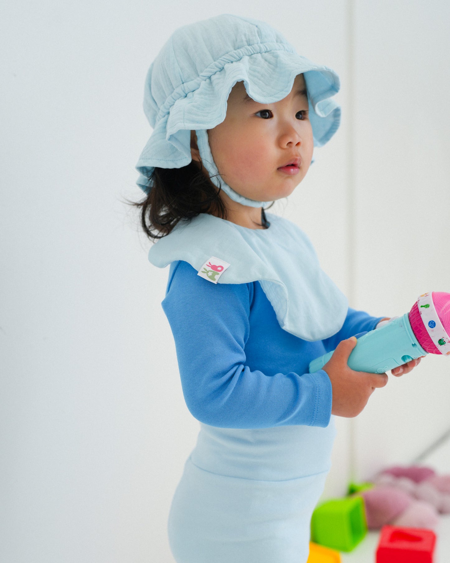 Gelato Muslin Sun Hat - Blueberry Cloud