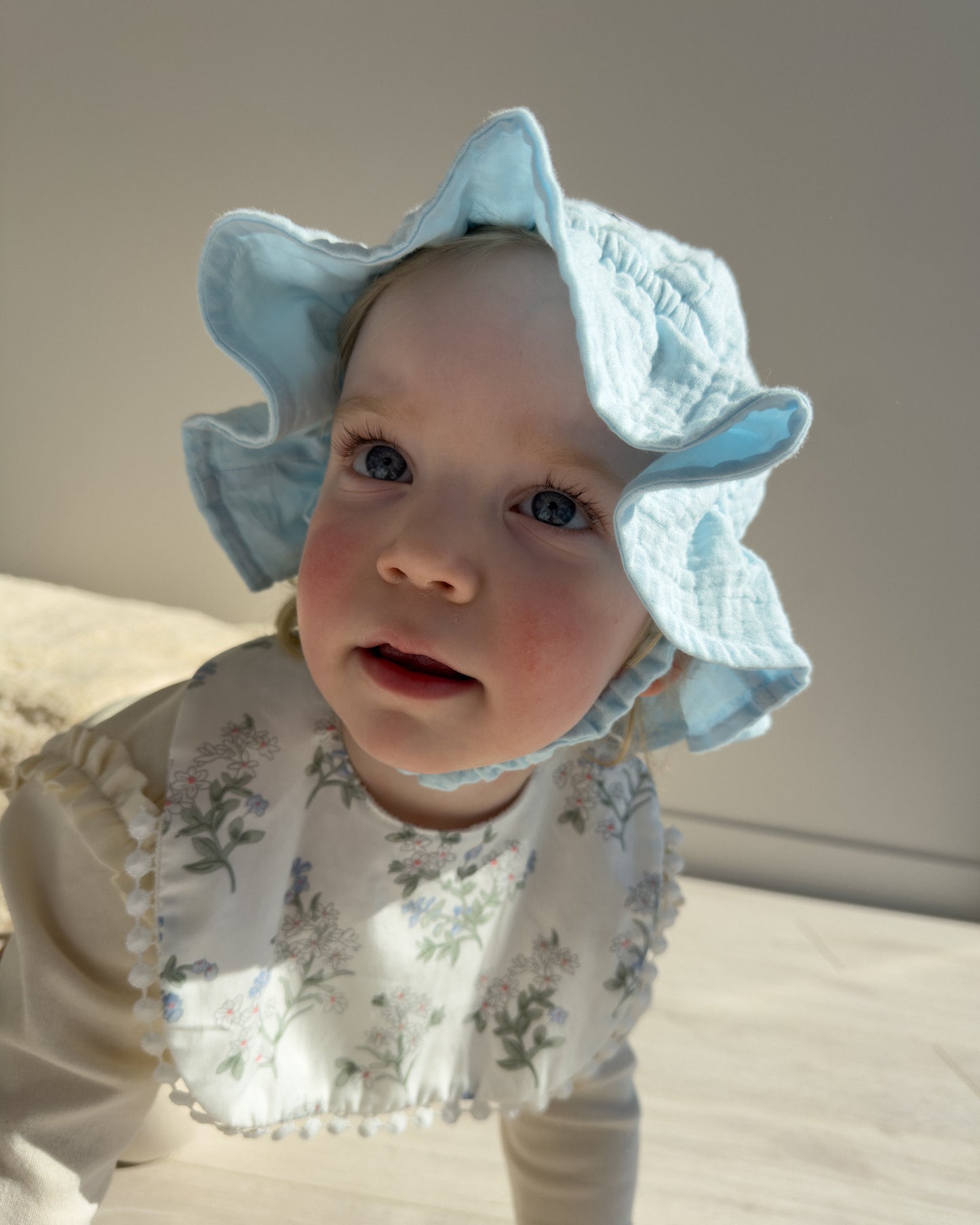 Gelato Muslin Sun Hat - Blueberry Cloud
