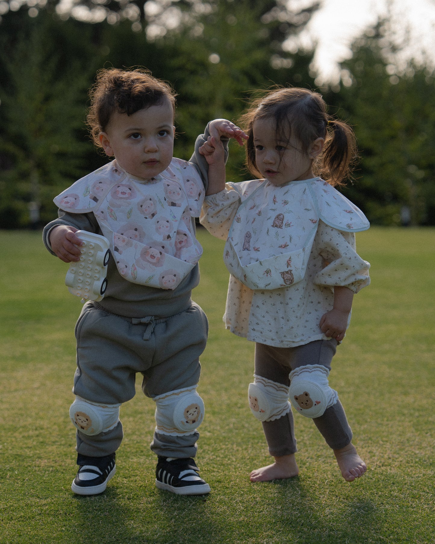 GrowGuard Knee Pads - Brown Bear