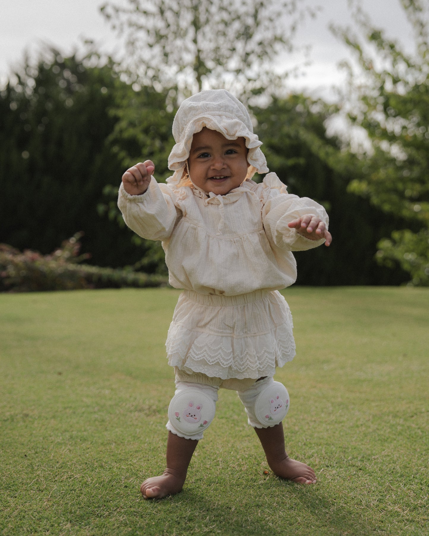 GrowGuard Knee Pads - Flower Bunny