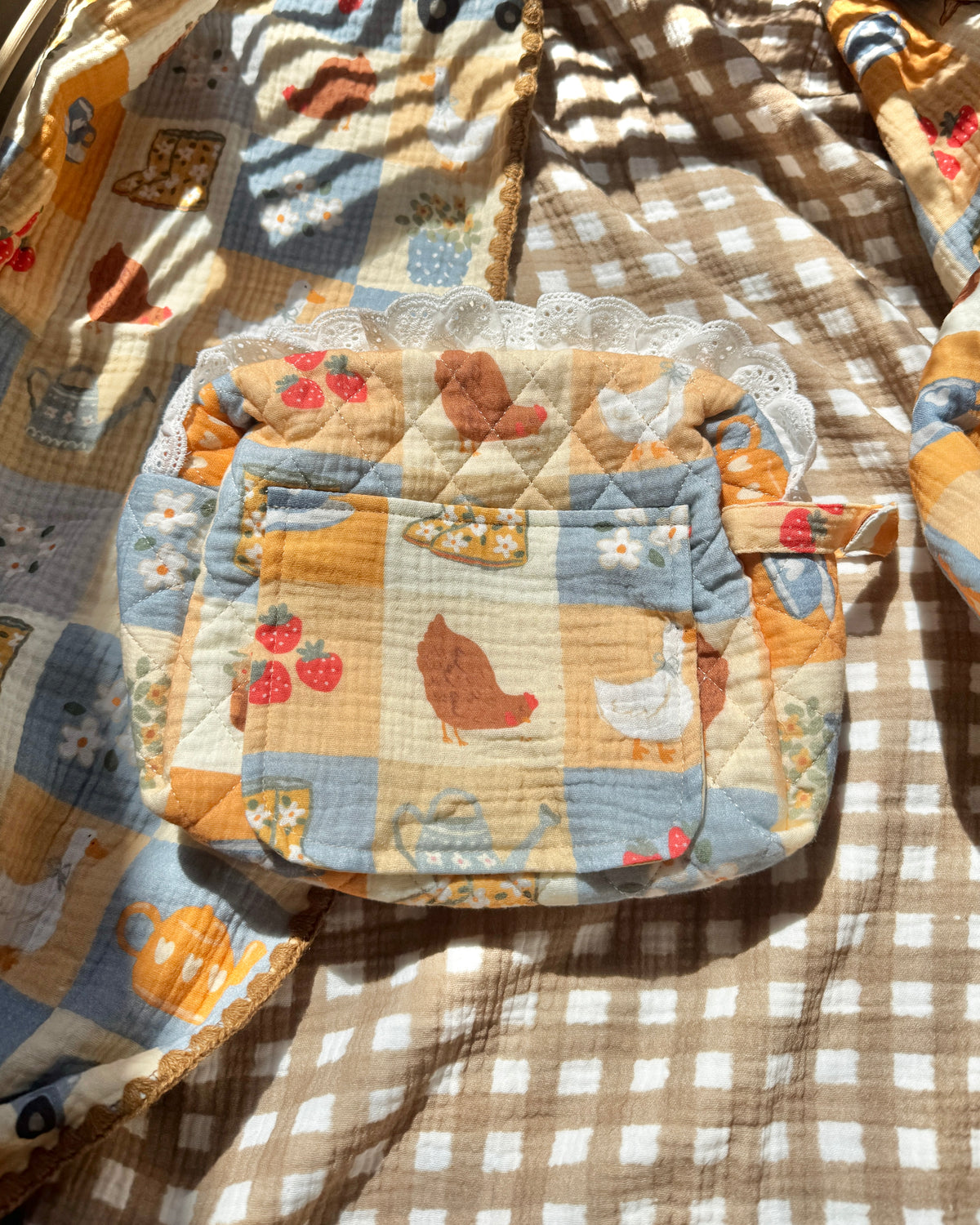 Lace Everyday Essentials Pouch - Bloom Barn (PRE ORDER | 12 OCTOBER)
