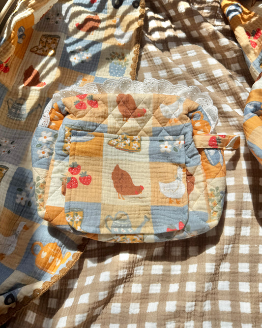Lace Everyday Essentials Pouch - Bloom Barn (PRE ORDER | 12 OCTOBER)