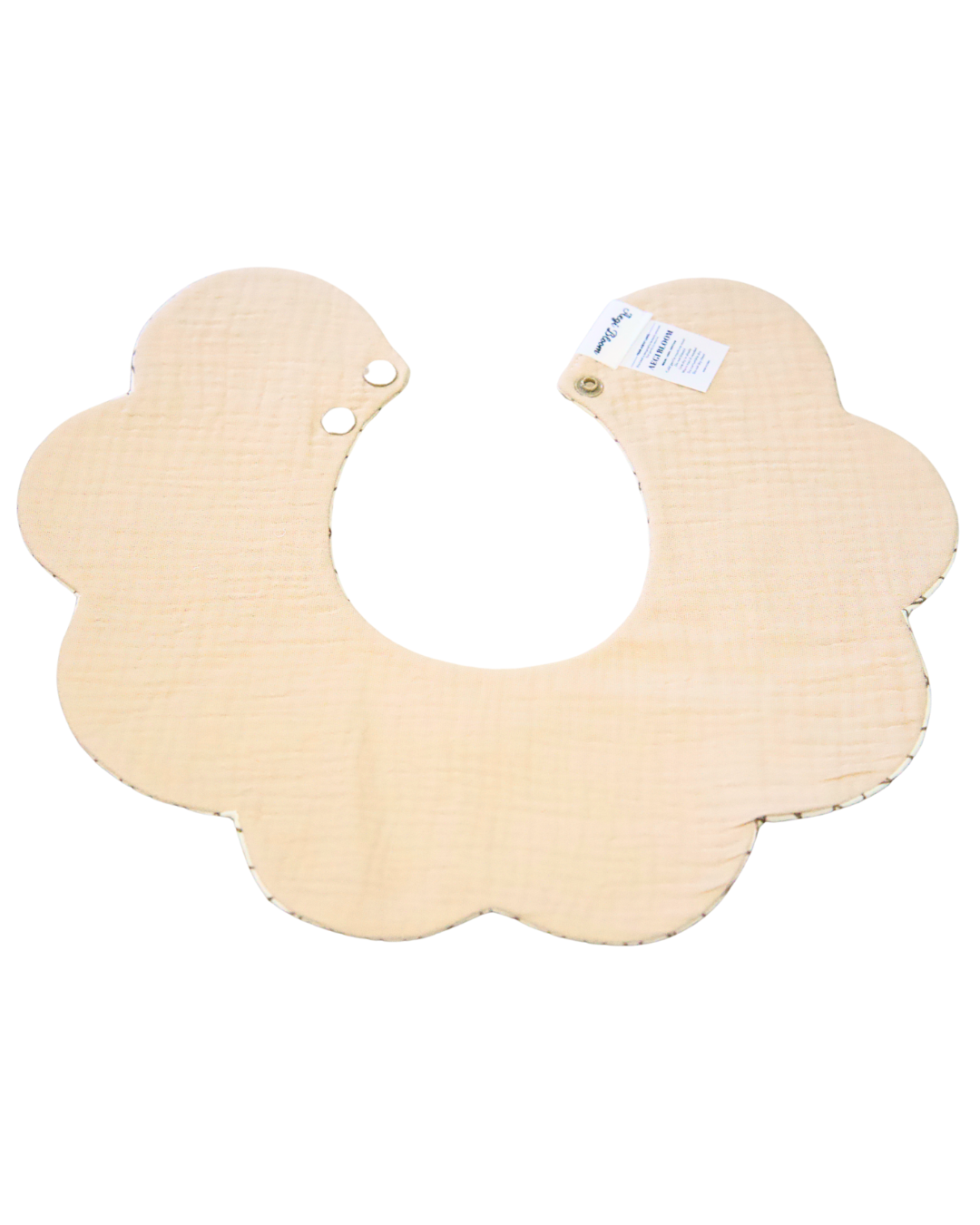 Organic Muslin 7-Layer Dribble Bib - Teddy Bear