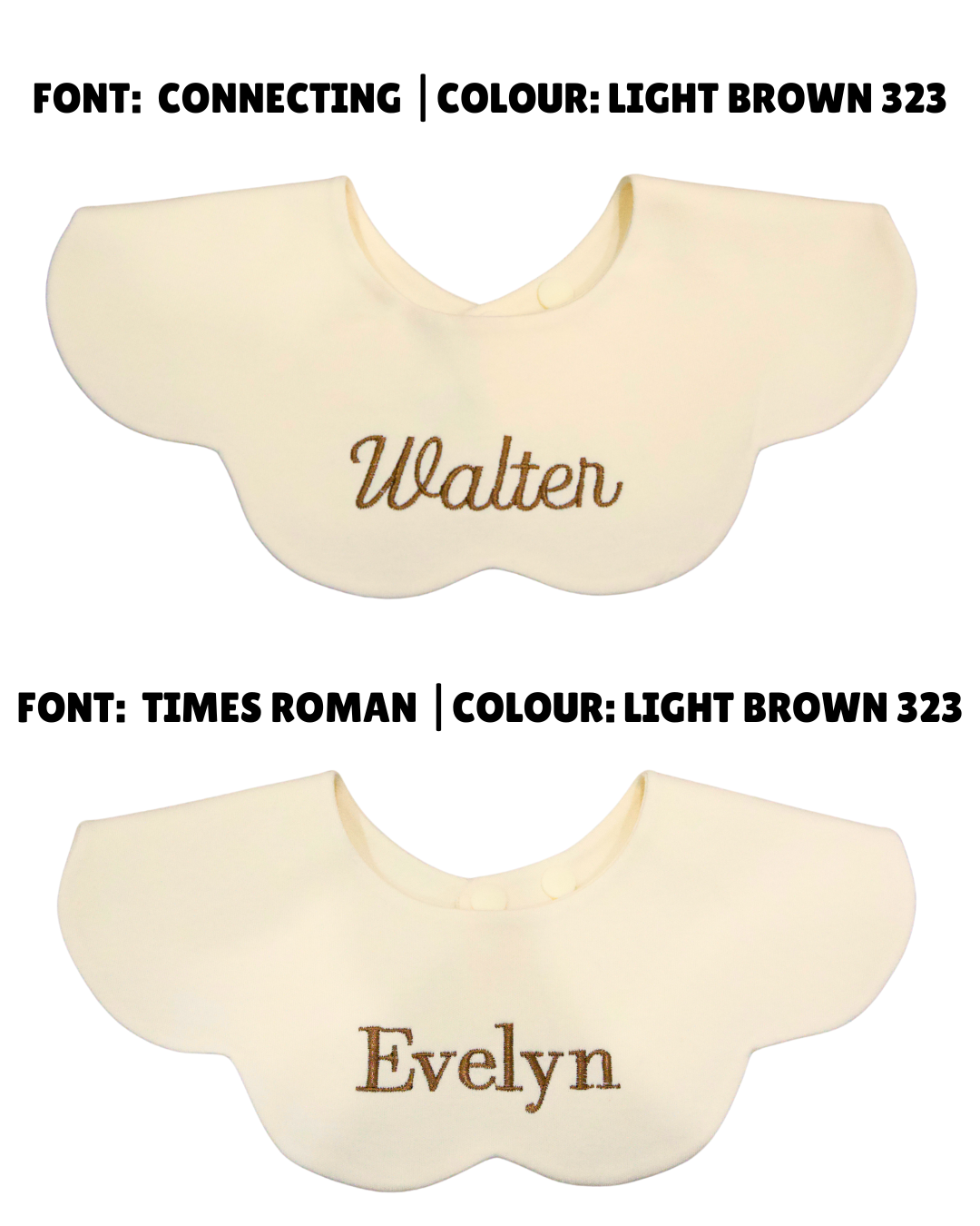 3- Layer Dribble Bib - Beige