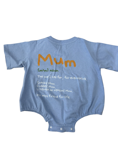 Baby Tee Romper 6-9M