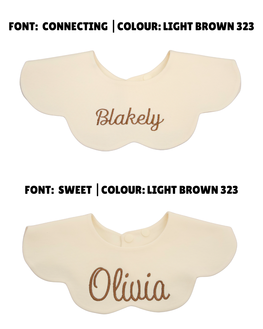 3- Layer Dribble Bib - Beige