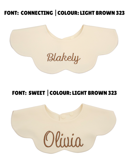 3- Layer Dribble Bib - Beige