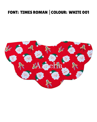 5-Layer Dribble Bib - Merry Red