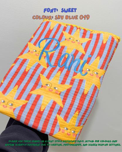 Reversible Organic Muslin Blanket - Lucky Stars