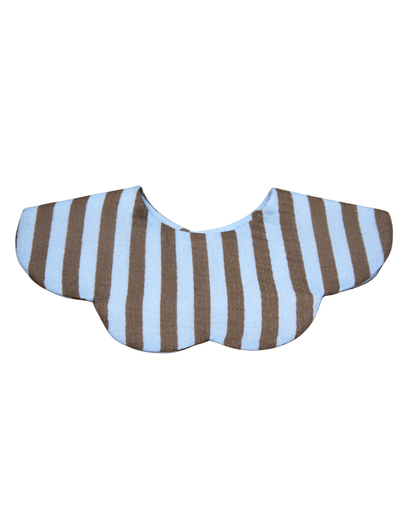 Organic Muslin 7-Layer Dribble Bib - Blueberry Mocha