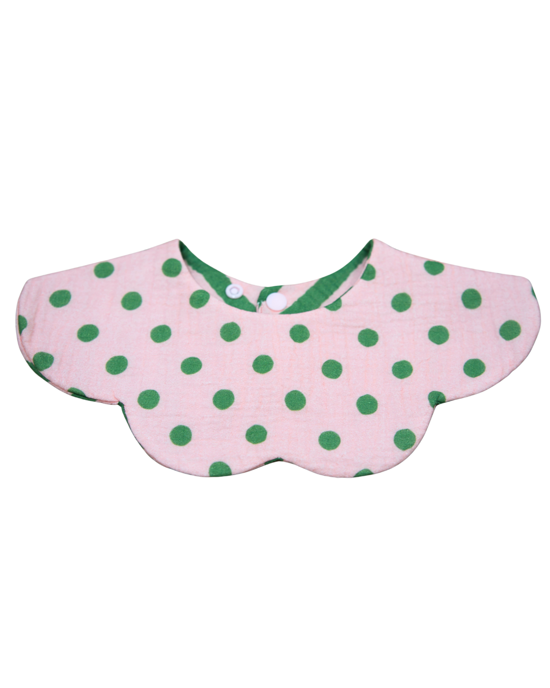 Organic Muslin 7-Layer Dribble Bib - Strawberry Matcha (PRE ORDER | JUNE)