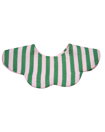Organic Muslin 7-Layer Dribble Bib - Strawberry Matcha (PRE ORDER | JUNE)