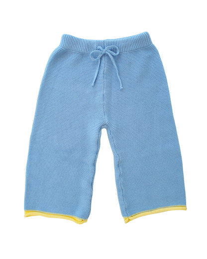 100% Cotton Knit Pants - Blueberry Custard