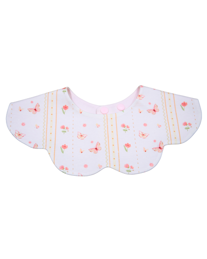 3- Layer Dribble Bib - Butterfly Bloom