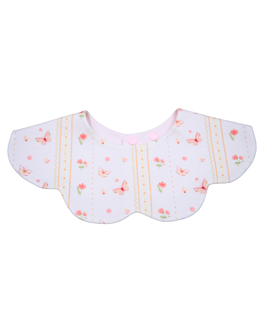 3- Layer Dribble Bib - Butterfly Bloom