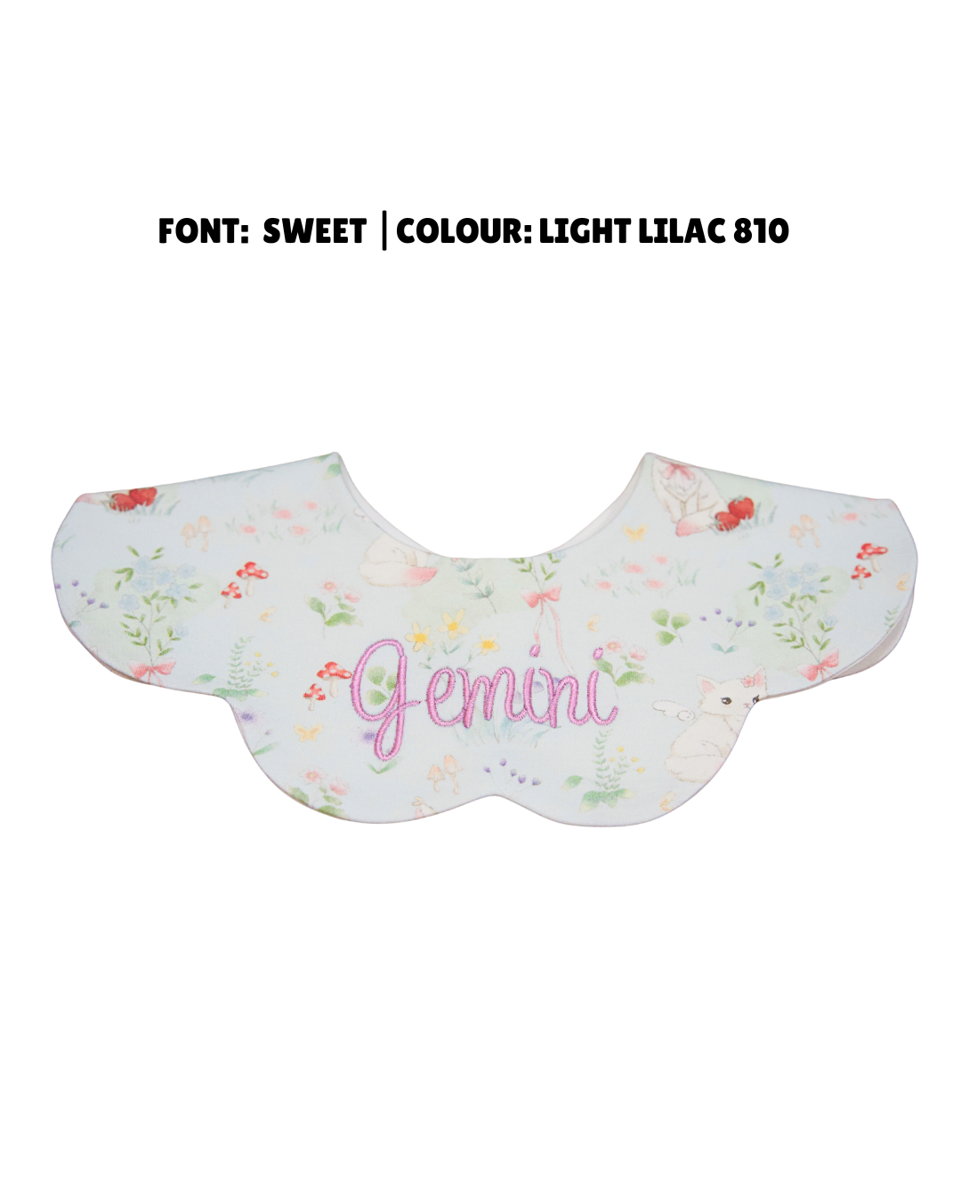 3- Layer Dribble Bib - Kittens (PRE ORDER | 10 MARCH)