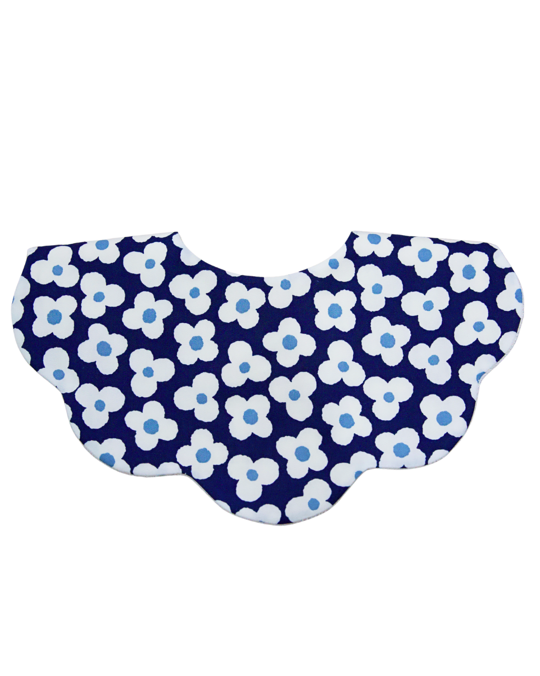 5-Layer Dribble Bib - Midnight Daisy
