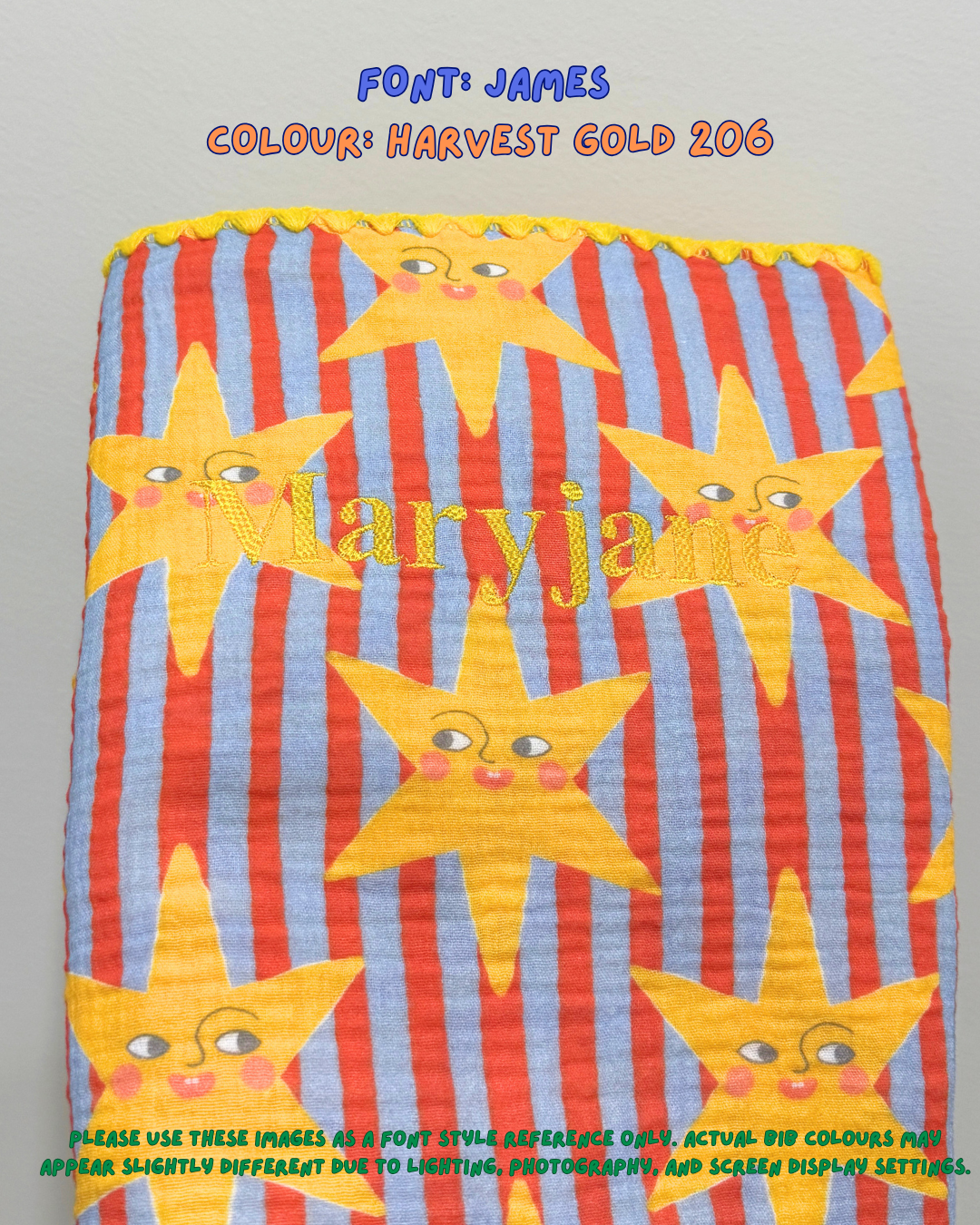 Reversible Organic Muslin Blanket - Lucky Stars