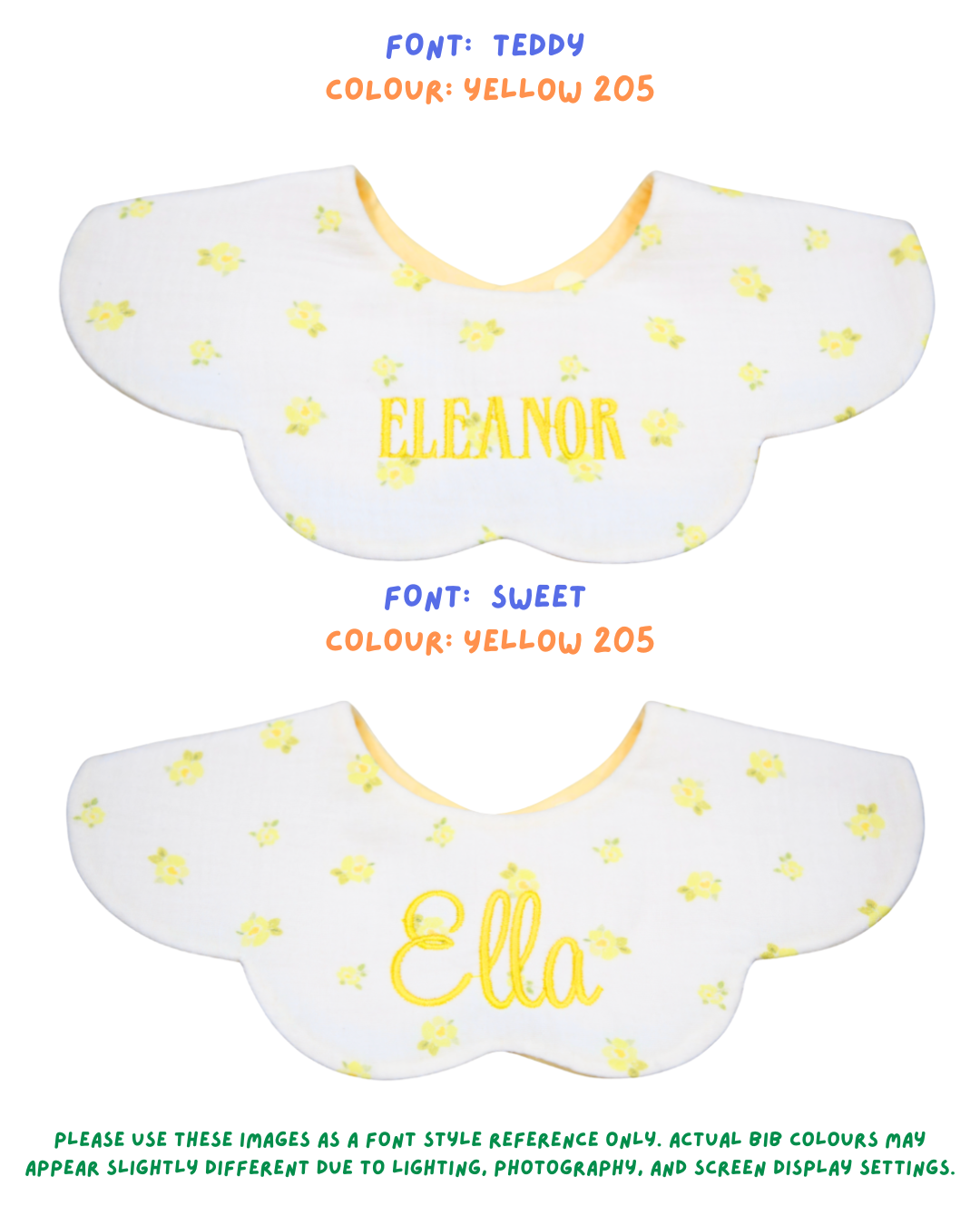 Organic Muslin 7-Layer Dribble Bib - Sunny Blooms