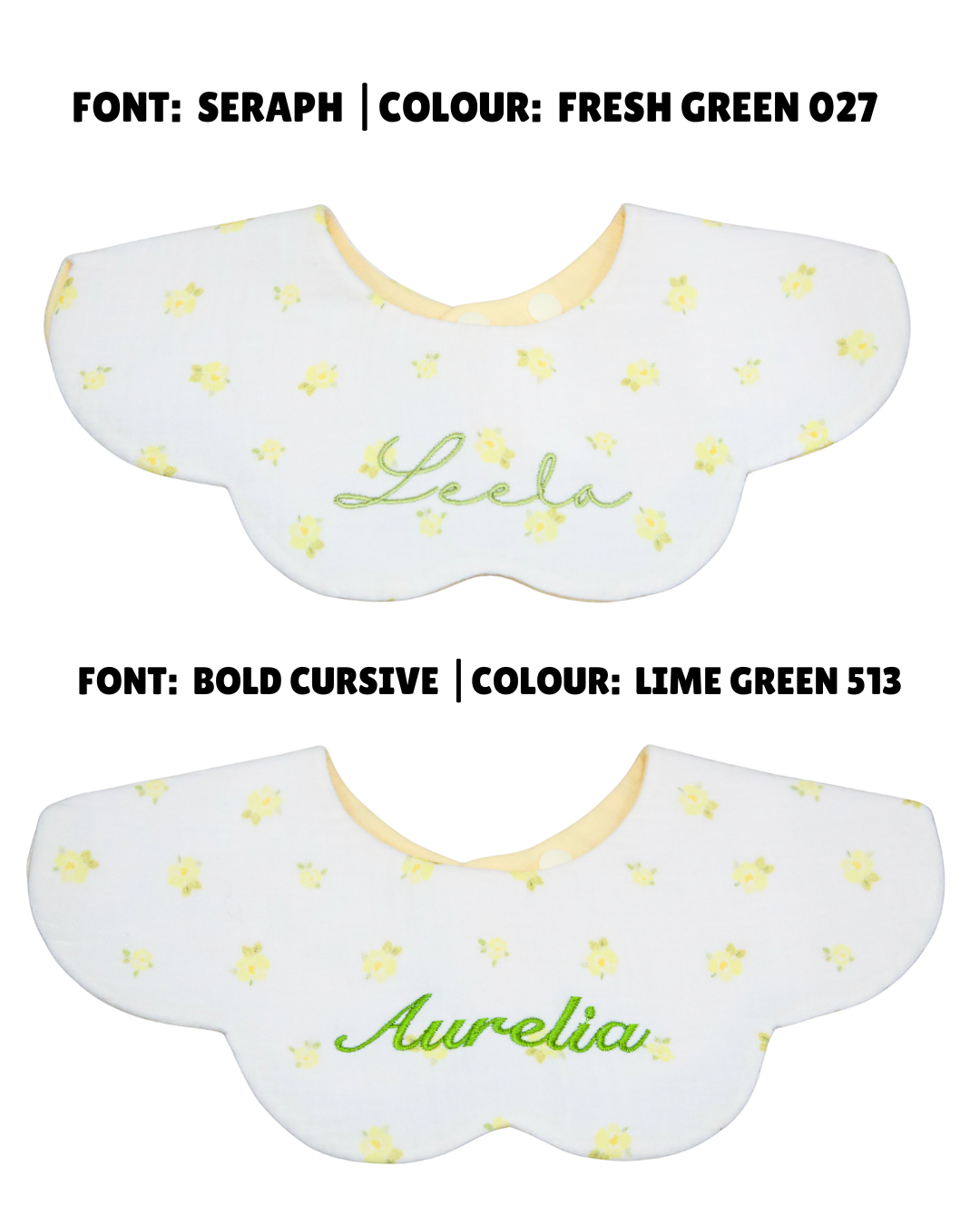 Organic Muslin 7-Layer Dribble Bib - Sunny Blooms