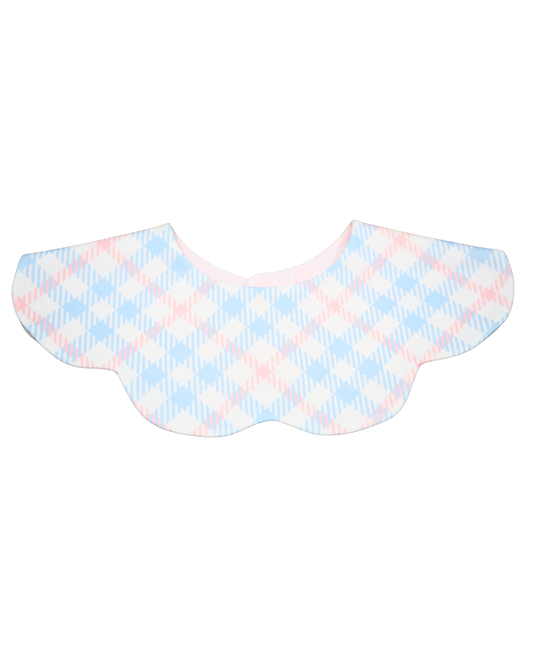 3- Layer Dribble Bib - Cloudberry Check