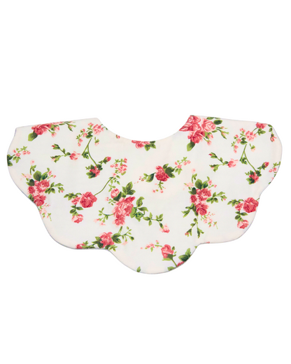 5-Layer Dribble Bib - Vintage Rose