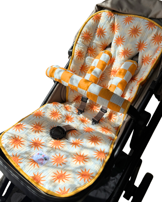 Classic Reversible Pram Essentials 3-Piece Set - Sunny Side (PRE ORDER | LATE OCTOBER)