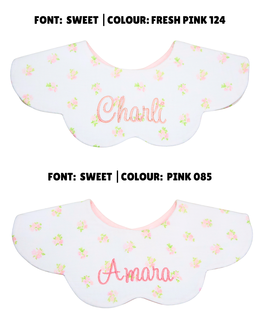 Organic Muslin 7-Layer Dribble Bib - Pink Rosy