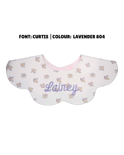 3- Layer Dribble Bib - Toasted Petal