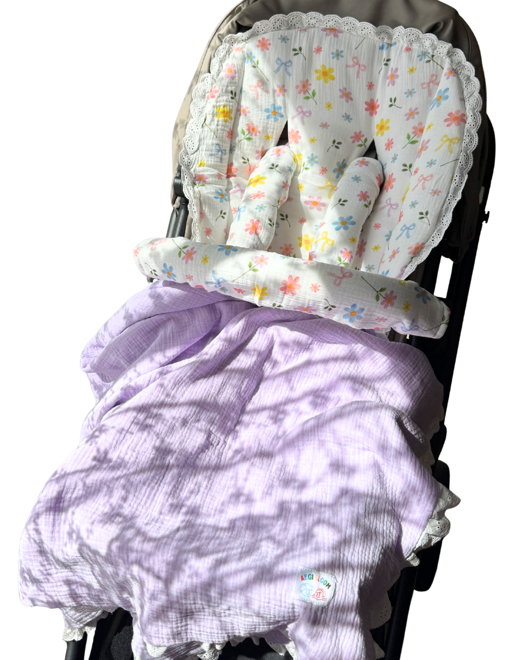 Organic Muslin Blanket - Lilac