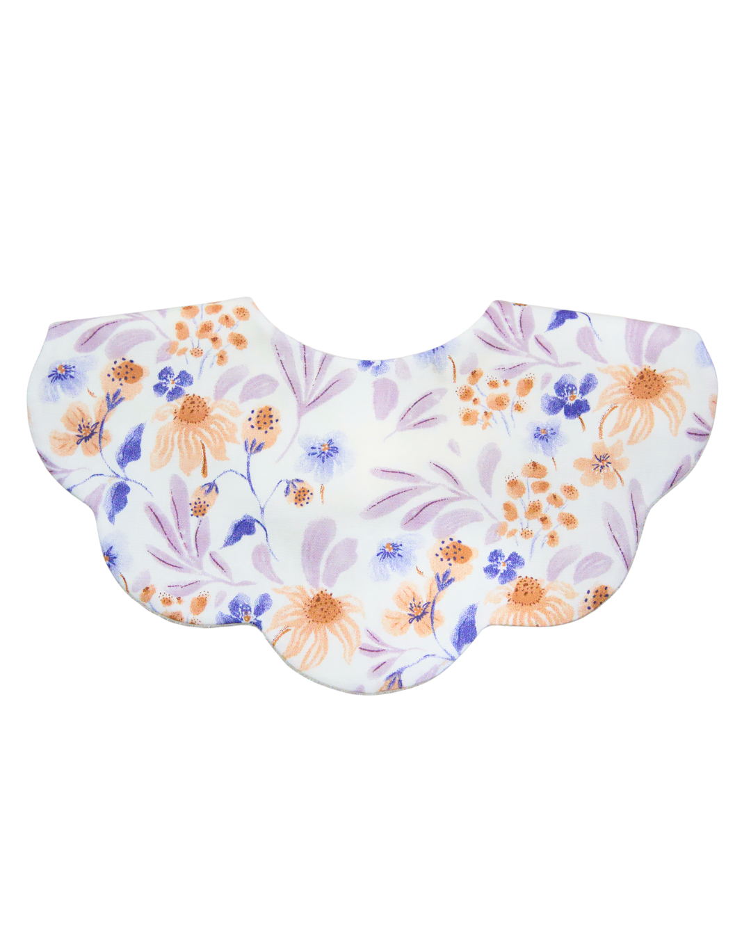 5-Layer Dribble Bib - Peach Meadow