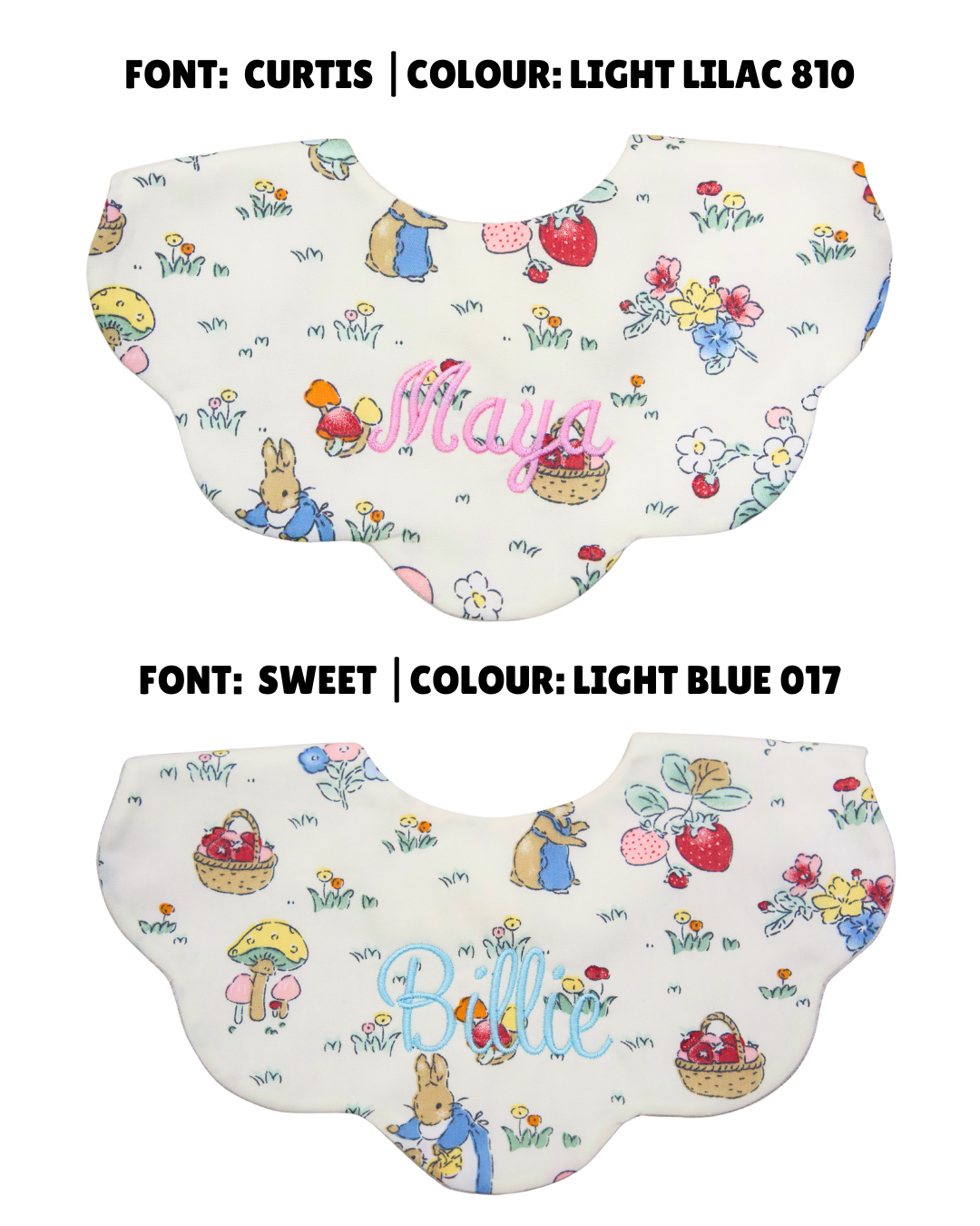 5-Layer Dribble Bib - Bunny Farm