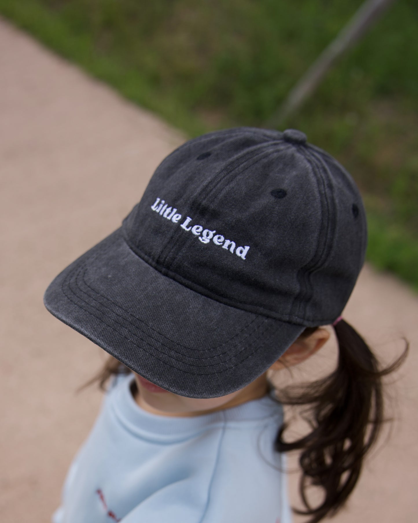 Kids Cap - Charcoal Little Legend
