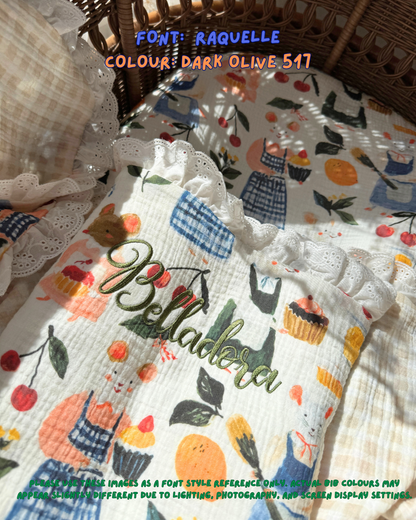 Reversible Organic Muslin Blanket - Mabel's Bakery