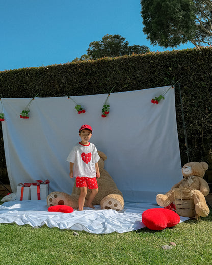 Petit Amour Bundle Sale - White Tee/Shorts