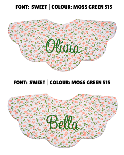 5-Layer Dribble Bib - Pink Bloom